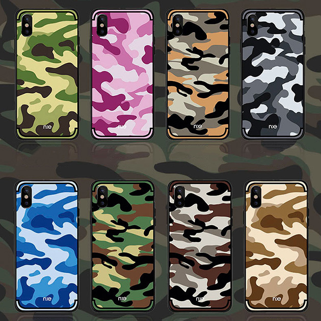 เคสลายพราง iPhone , เคส iPhone XS MAX , XS , XR iPhone 7 , 8 Plus